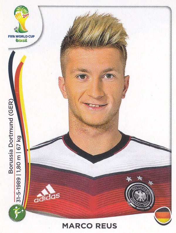 Marco Reus - Deutschland - Panini WM 2014 - Basis Bild - Nr. 502