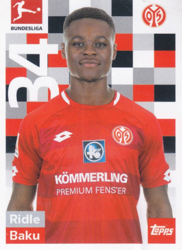 Ridle Baku / 1.FSV Mainz 05 / Topps Bundesliga 2018 / Basis Bild / Nr. 176