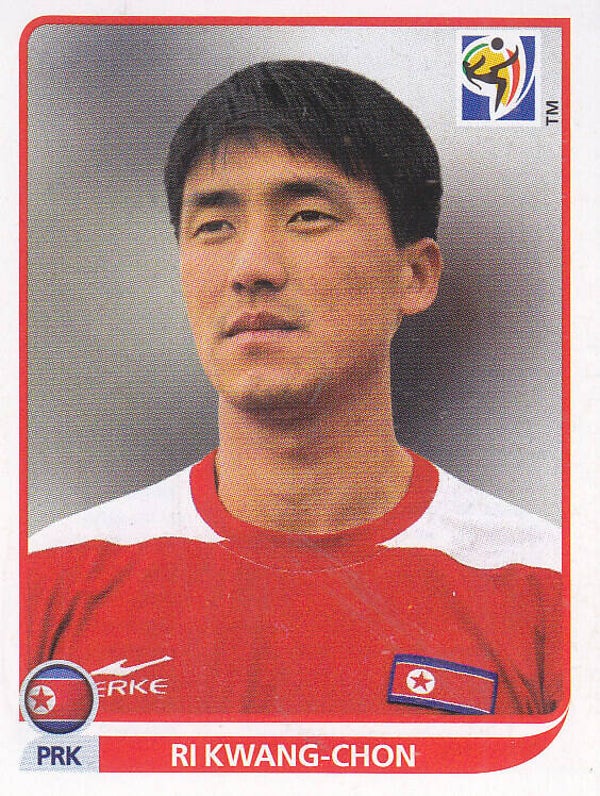 Ri Kwang-Chon / Nordkorea / Panini WM 2010 / Basis Bild / Nr. 510