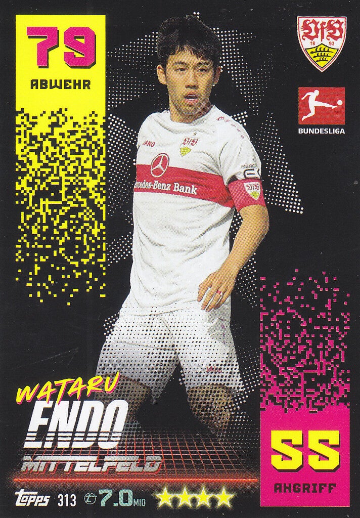 Wataru Endo VFB Stuttgart Basis Karte Nr.313