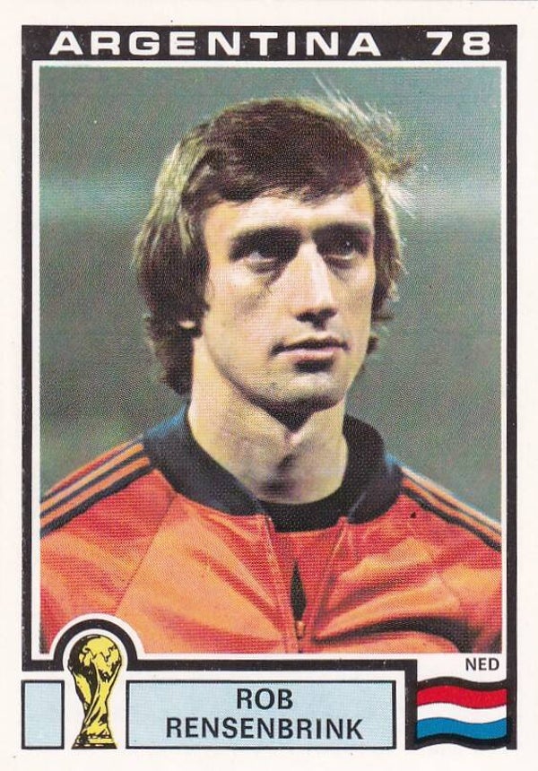 Rob Rensenbrink - Holland - Panini Word Cup Story - WM 1978 Argentinien - Nr. 125
