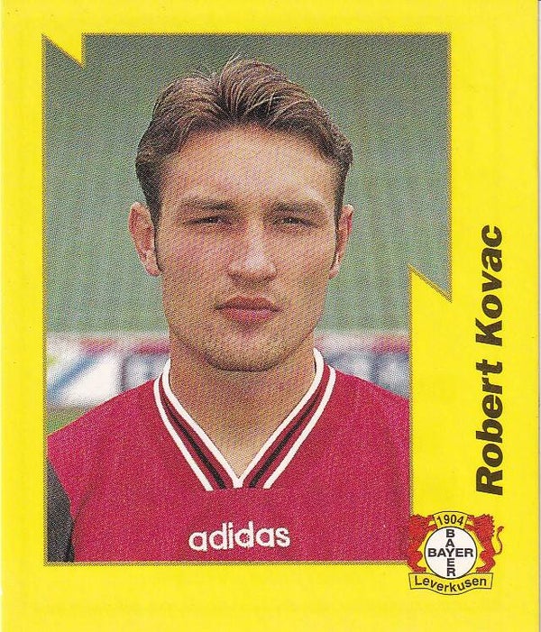 Robert Kovac / Bayer 04 Leverkusen / Panini Bundesliga 1997 / Gelbe Serie / Nr. 141