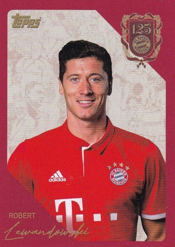 Robert Lewandowski - FC Bayern München - Topps 125 Jahre FC Bayern München - Nr. 127