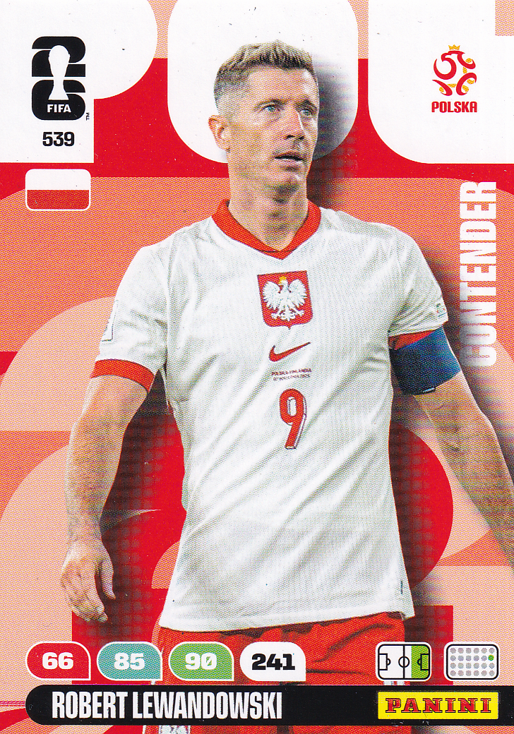 Robert Lewandowski - Polen - Panini WM 2026 - Contender - Nr. 539