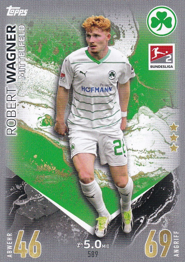 Robert Wagner / SpVgg Greuther Fürth / Topps Match Attax Extra 2023 / Nr. 589