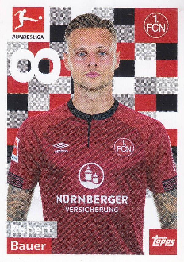 Robert Bauer / 1.FC Nürnberg / Topps Bundesliga 2018 / Basis Bild / Nr. 220