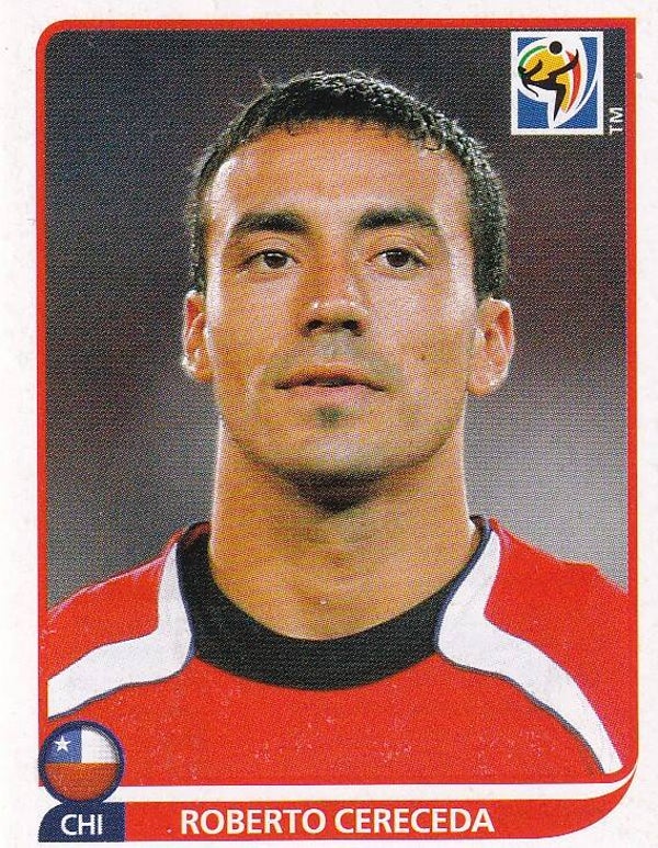 Roberto Cereceda / Chile / Panini WM 2010 / Basis Bild / Nr. 630