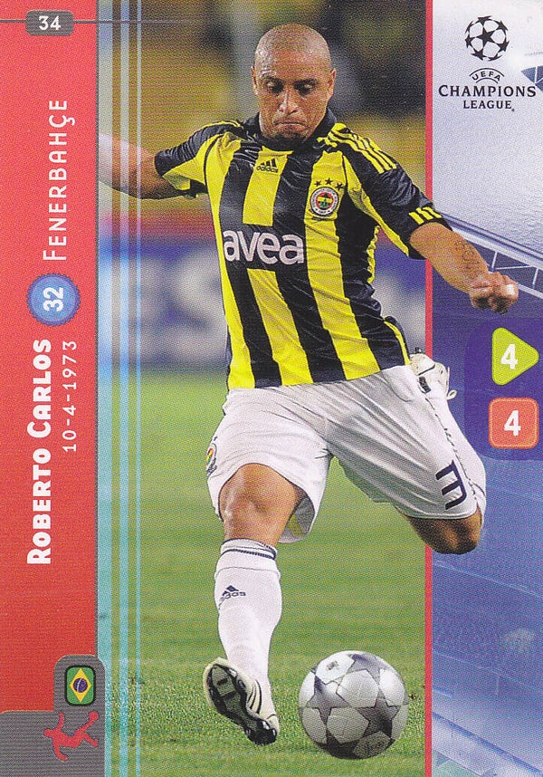 Roberto Carlos Fenerbahce Istanbul Basis Karte Nr.34