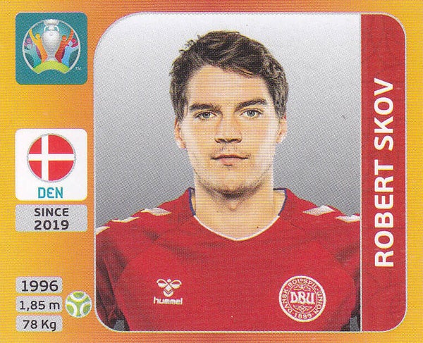 Robert Skov / Dänemark / Panini EM 2020 / Basis Bild / Nr.175