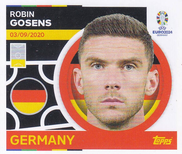Robin Gosens / Deutschland / Topps EM 2024 Nr. GER 8