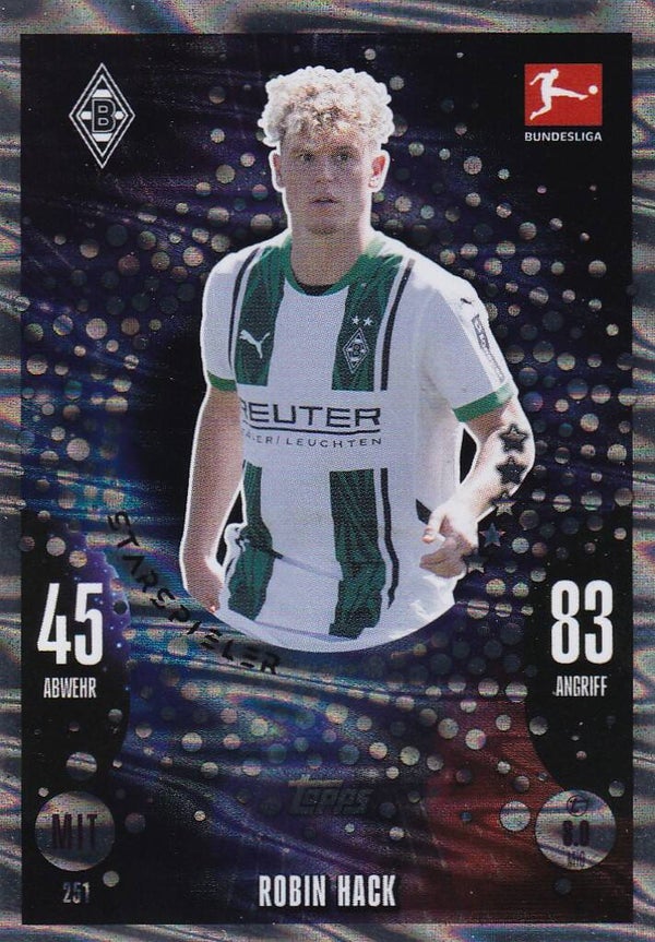 Robin Hack / Borussia Mönchengladbach / Topps Match Attax 2024 / Star-Spieler / Nr. 251