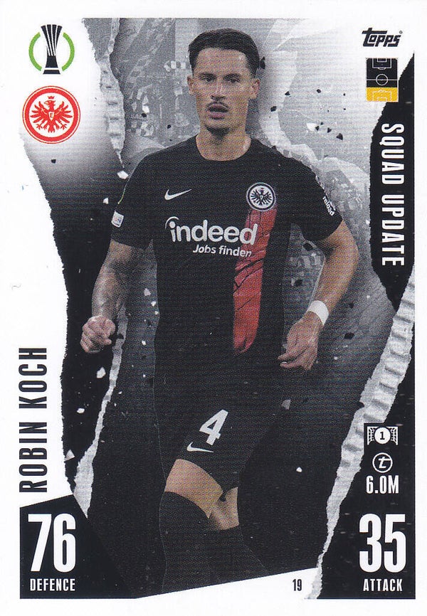 Robin Koch / Eintracht Frankfurt / Topps Champions League Extra 2023 / Squad Update / Nr. 19