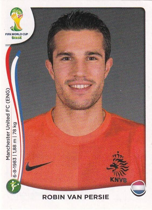 Robin van Persie - Holland - Panini WM 2014 - Basis Bild - Nr. 145