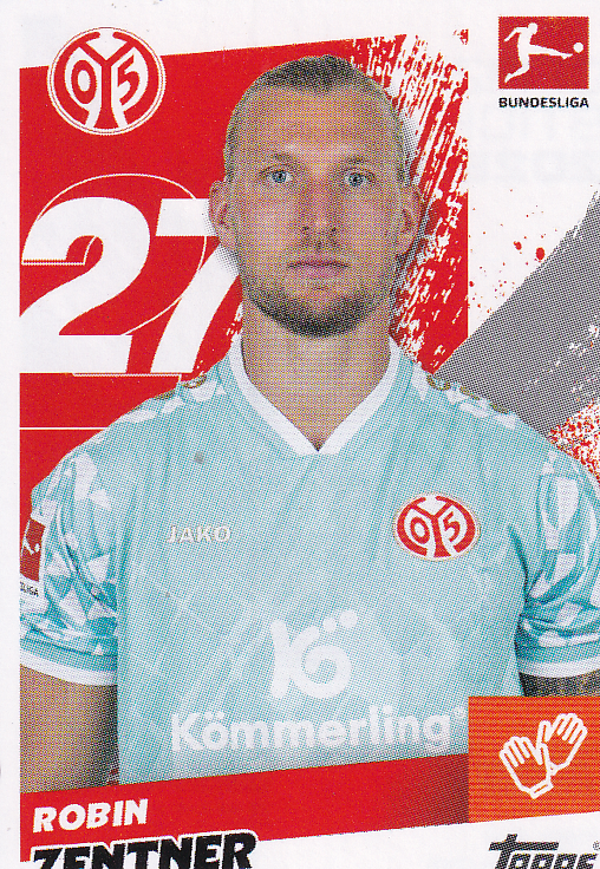 Robin Zentner - 1.FSV Mainz 05 - Topps Bundesliga 2025 - Basis Bild - Nr. 213