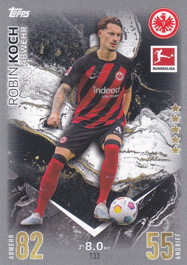 Robin Koch / Eintracht Frankfurt / Topps Match Attax 2023 / Basis Karte / Nr.133