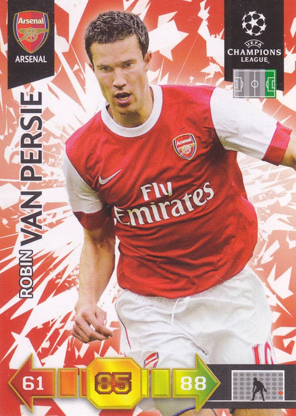 Robin van Persie / Arsenal London / Panini Champions League 2010 / Basis Karte / Nr. 12
