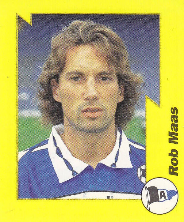Rob Maas / Arminia Bielefeld / Panini Bundesliga 1997 / Basis Bild / Gelbe Serie / Nr.12
