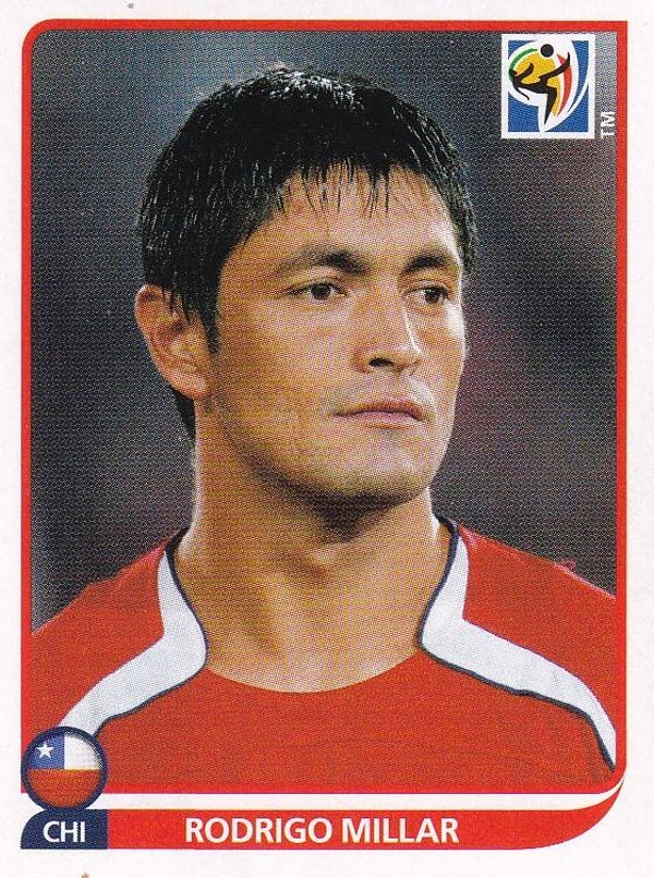 Rodrigo Millar / Chile / Panini WM 2010 / Basis Bild / Nr. 628