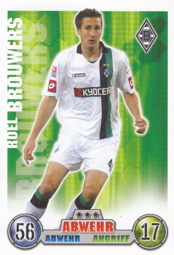 Roel Brouwers / Borussia Mönchengladbach / Topps Match Attax 2008 / Basis Karte / Nr.239