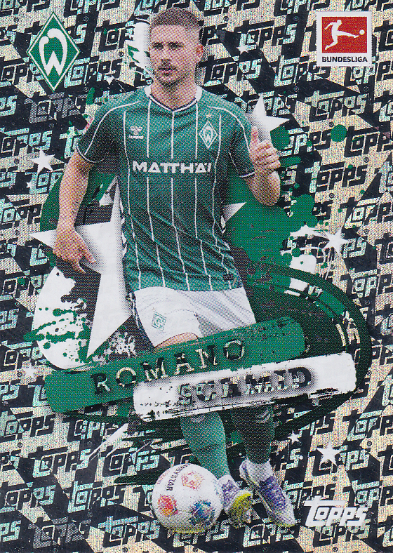 Romano Schmid - SV Werder Bremen - Topps Bundesliga 2025 - Glitzer - Nr. 49