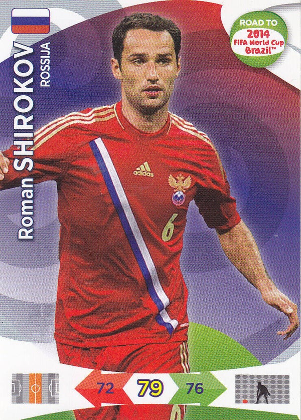 Roman Shirokov - Russland - Panini Road to 2014 Fifa World Cup Brazil - Nr. 161