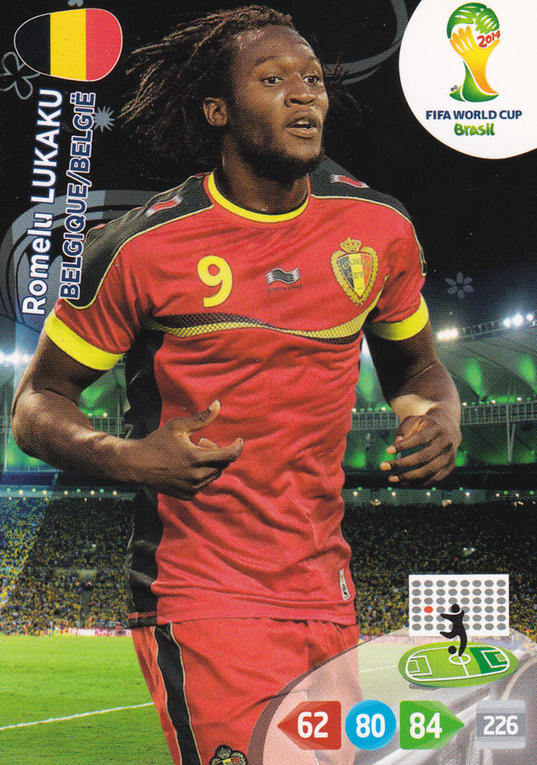 Romelu Lukaku - Belgien - Panini WM 2014 - Adrenalyn - Nr.36
