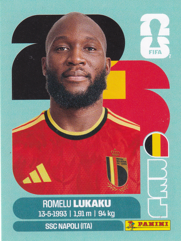 Romelu Lukaku - Belgien - Panini WM 2026 - Basis Bild - BEL20