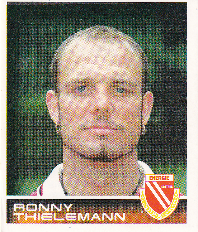 Ronny Thielemann - Energie Cottbus - Panini Bundesliga 2001 - Basis Bild - Nr. 100
