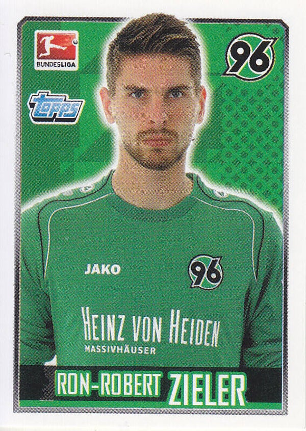 Ron-Robert Zieler / Hannover 96 / Topps Bundesliga 2014 / Basis Bild / Nr.112