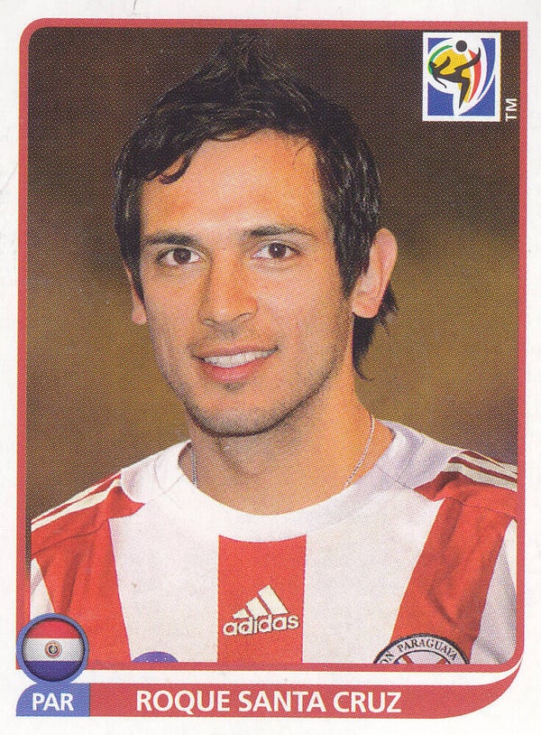 Roque Santa Cruz / Paraquay / Panini WM 2010 / Basis Bild / Nr.444