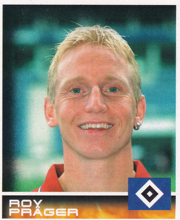 Roy Präger - Hamburger SV - Panini Bundesliga 2001 - Basis Bild - Nr. 240