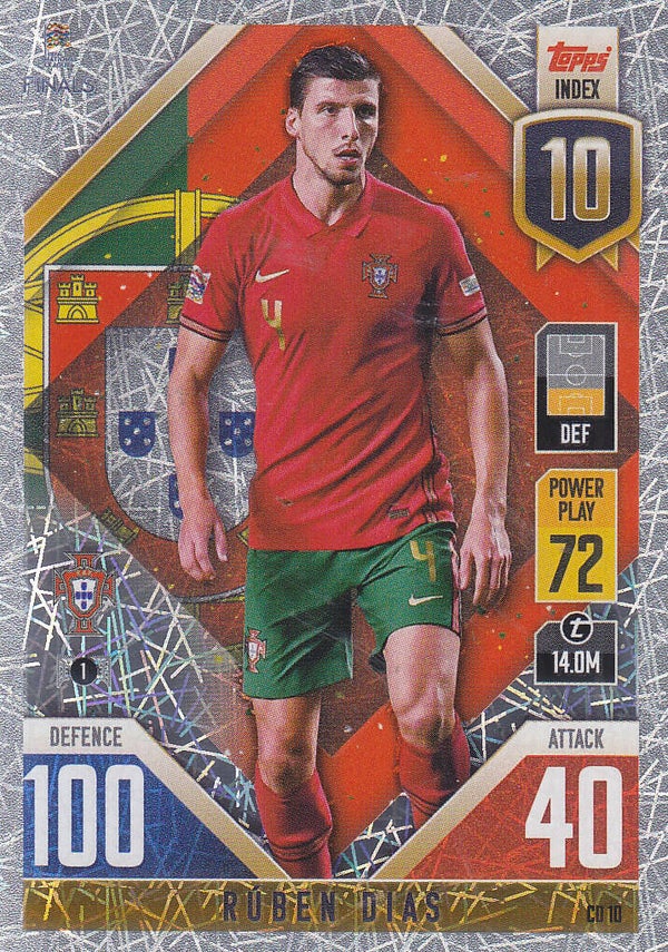 Ruben Diaz / Portugal / Topps Uefa Nations Legue Finals 2022 / Foil Card / Nr. CD 10