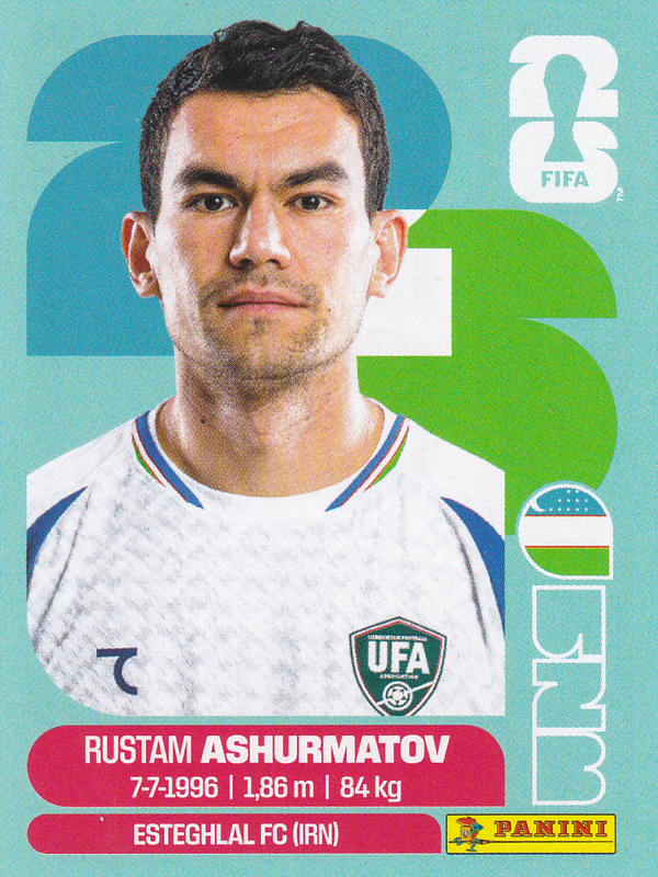 Rustam Ashurmatov - Usbekistan - Panini WM 2026 - Basis Bild - UZB7