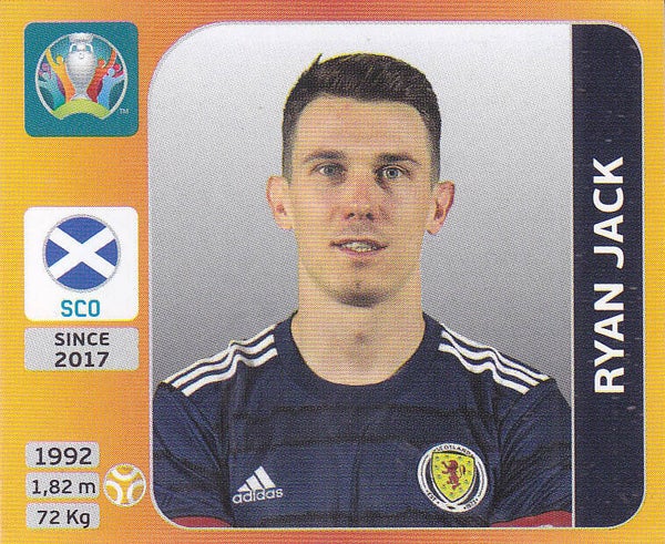 Ryan Jack / Schottland / Panini EM 2020 / Basis Bild / Nr.447