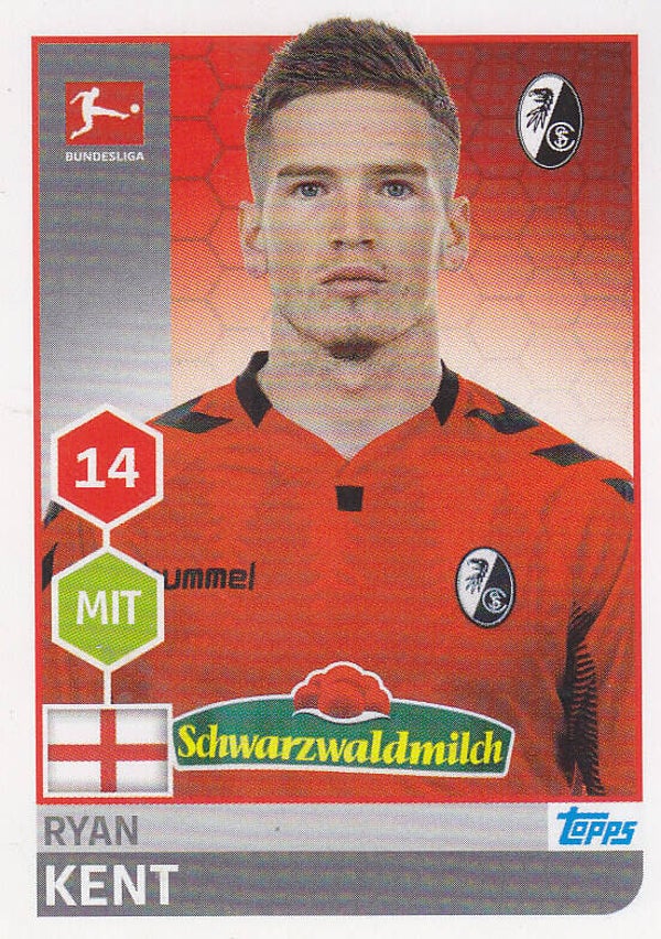 Ryan Kent / SC Freiburg / Topp Bundesliga 2017 / Basis Bild / Nr.86