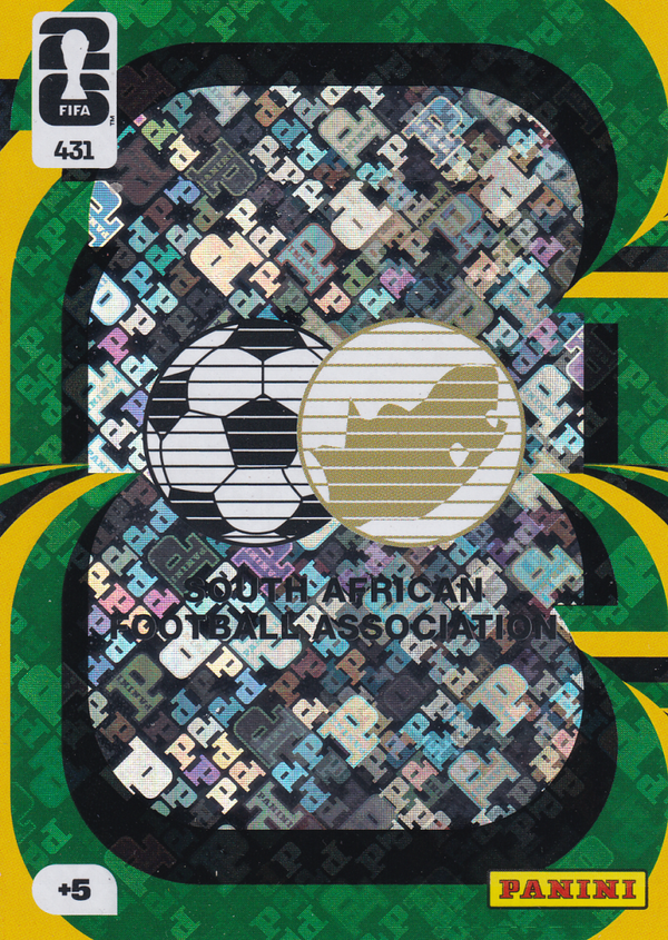 Südafrika - Panini WM 2026 - Vereinslogo - Team Crest - Glitzer - Nr. 431