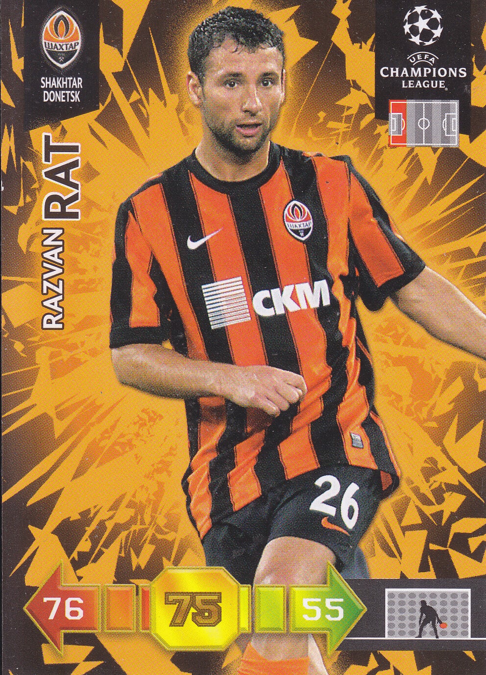 Razvan Rat / Shakhtar Donetsk / Panini Champions League 2010 / Basis Karte / Nr.301