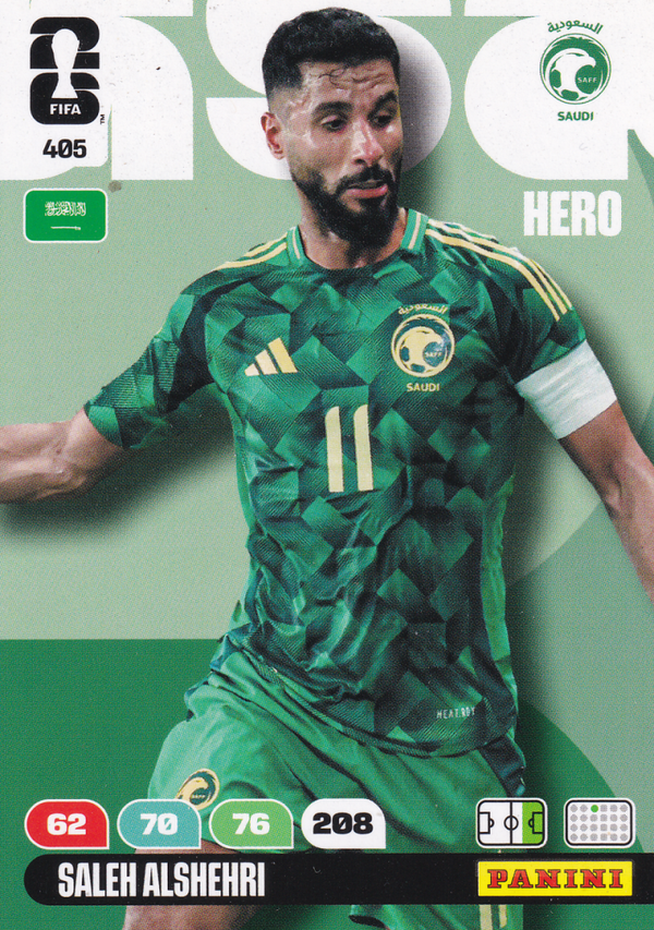 Saleh Alshehri - Saudi Arabien - Panini WM 2026 - Hero - Nr. 405