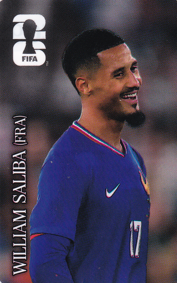 William Saliba - Frankreich - Panini WM 2026 - Coka Cola Sticker - CC-EU09
