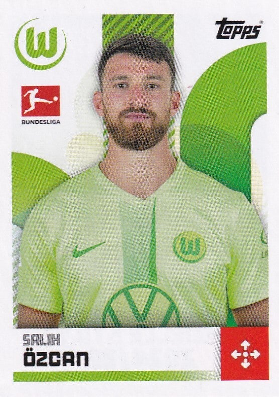 Salih Özcan - VFL Wolfsburg - Topps Bundesliga 2024 - Basis Bild - Nr. 407