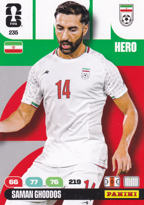 Saman Ghoddos - Iran - Panini WM 2026 - Hero - Nr. 235