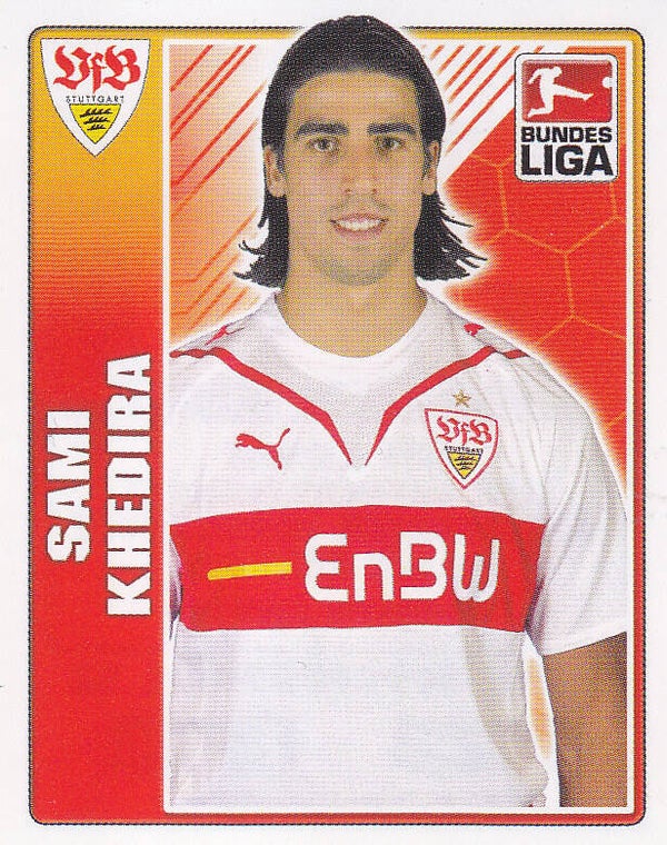 Sami Khedira / VFB Stuttgart / Topps Bundesliga 2009 / Basis Bild / Nr. 390