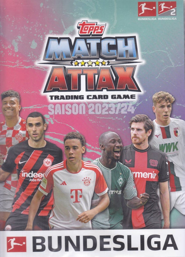 Sammelmappe / Topps Match Attax 2023 / Leer-Sammelmappe, Magazin und Spielfeld