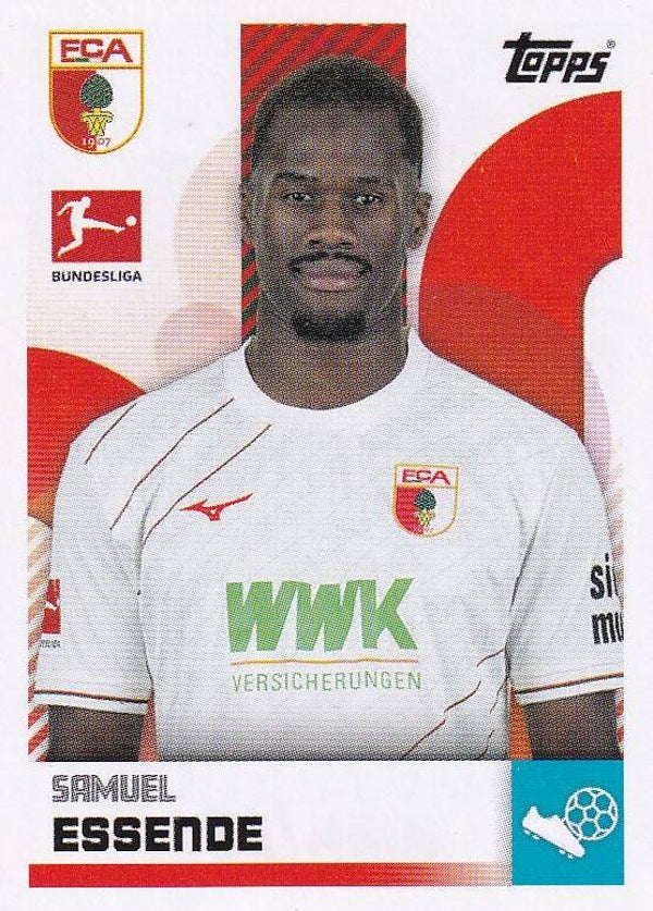 Samuel Essende / FC Augsburg / Topps Bundesliga 2024 / Basis Bild / Nr. 23