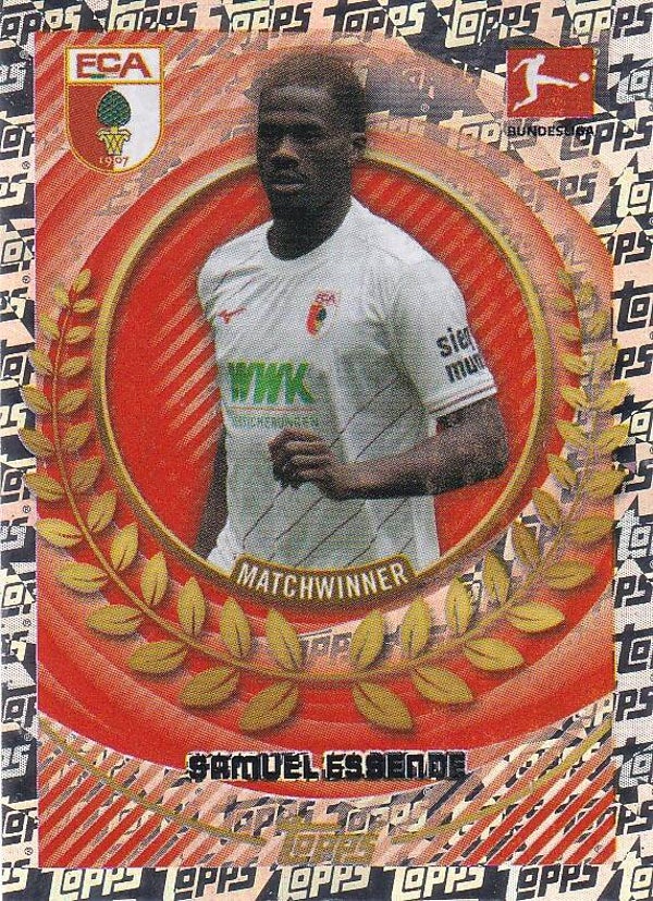 Samuel Essende / FC Augsburg / Topps Bundesliga 2024 / Matchwinner / Nr. 28