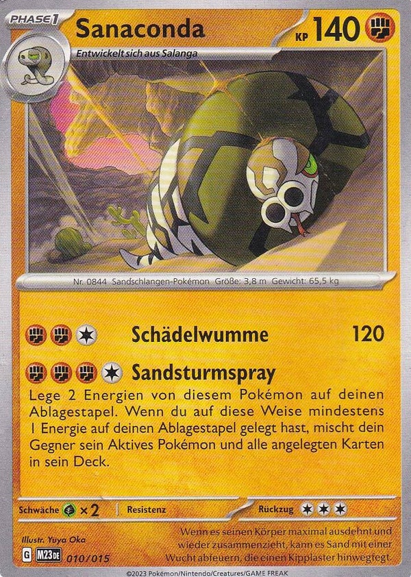 Sanaconda / Pokemon / McDonalds Match Battle 2023 / Phase 1 / Nr. 010/015