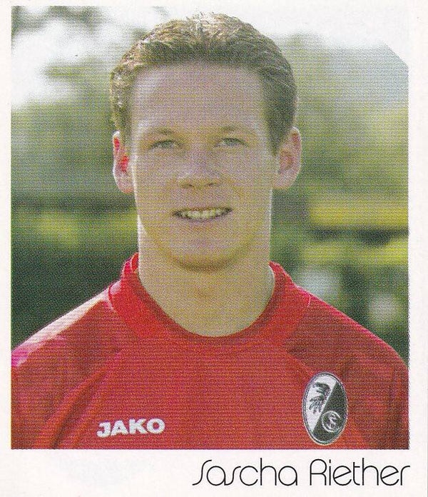 Sascha Riether / SC Freiburg / Panini Bundesliga 2003 / Basis Bild / Nr. 155