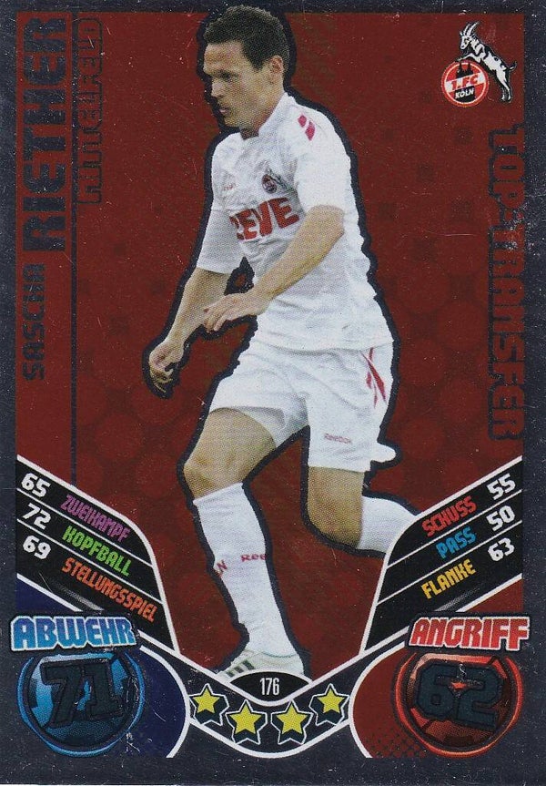 Sascha Riether / 1.FC Köln / Topps Match Attax 2011 / Star-Spieler / Nr. 176