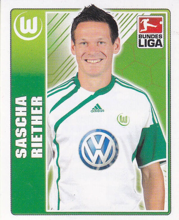 Sascha Riether / VFL Wolfsburg / Topps Bundesliga 2009 / Basis Bild / Nr.406