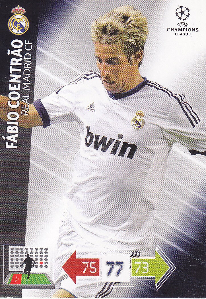 Fabio Coenträo / Real Madrid / Panini Champions League 2012 / Basis Karte / Nr. 221